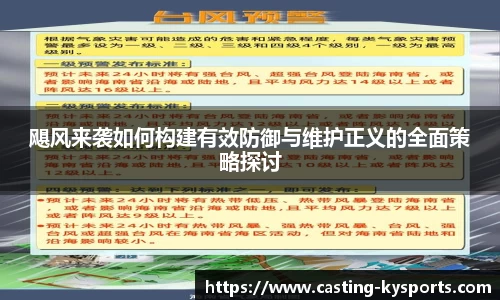 飓风来袭如何构建有效防御与维护正义的全面策略探讨
