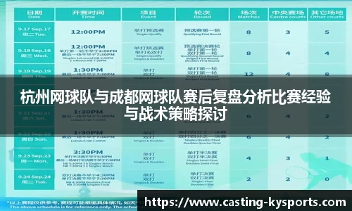 杭州网球队与成都网球队赛后复盘分析比赛经验与战术策略探讨